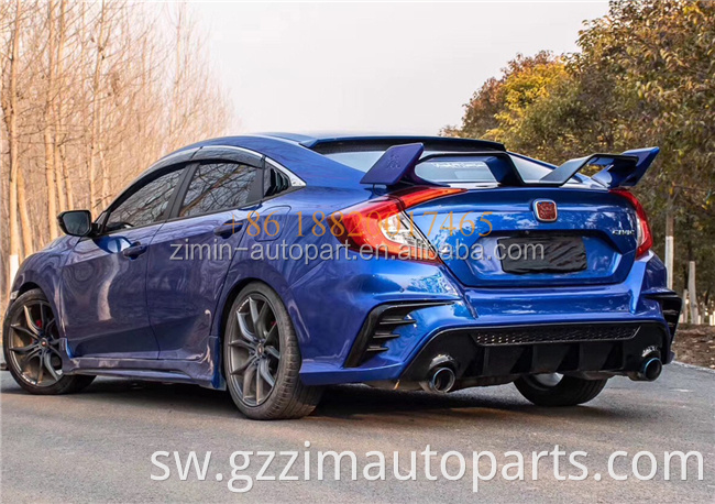 Aina ya FC450 Front Bumper Grille ya Hondaa Civicc X 2016+